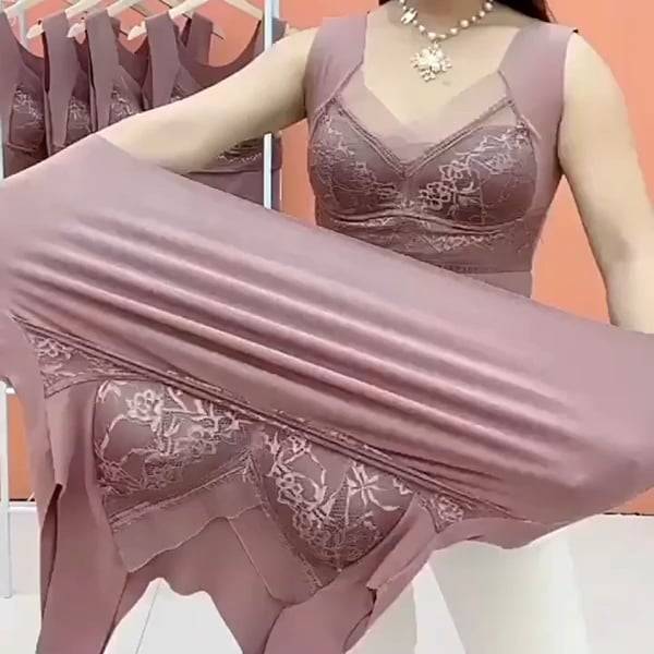 [Kúp 1 a získaj 2 zadarmo] [40 – 100 kg] Jesenná/zimná čipkovaná podprsenka s otvoreným chrbtom, zdvíha a zabraňuje ovisnutiu ✅