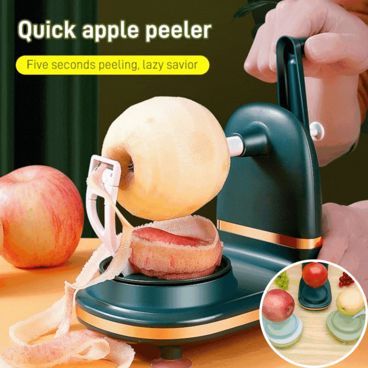 🔥 Oferta especial por tiempo limitado! 🍎🔪 Pelador de manzanas con manivela, máquina cortadora 🍏⚙️ ¡Consigue el tuyo!