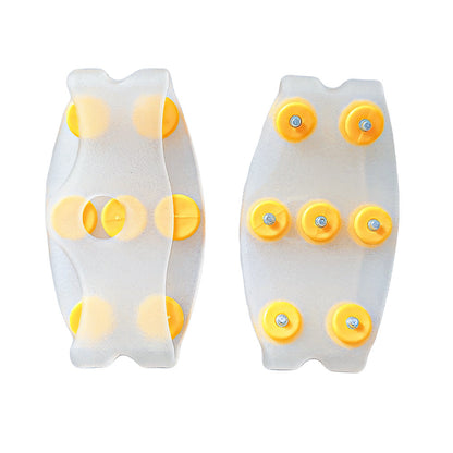 👴🚶🏔️Kupte 1 a dostanete 1 zdarma🔥Neviditelné 5zubé protiskluzové návleky na mačky, průhledné venkovní návleky na sněhovou turistiku, horolezectví, horolezectví, zimní ledový povrch, nezbytný pro seniory.