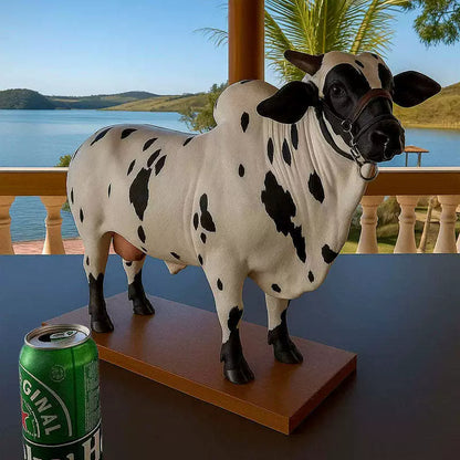 🐂🥃Dispensador de licor con diseño de toro Nelore para bar y mesa