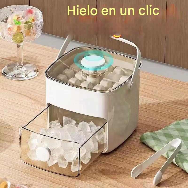 🧊 Bandeja para cubitos de hielo 2026 con tapa: hacer hielo es fácil.
