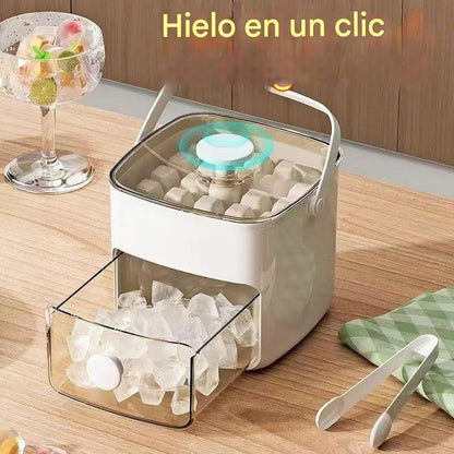 🧊 Bandeja para cubitos de hielo 2026 con tapa: hacer hielo es fácil.