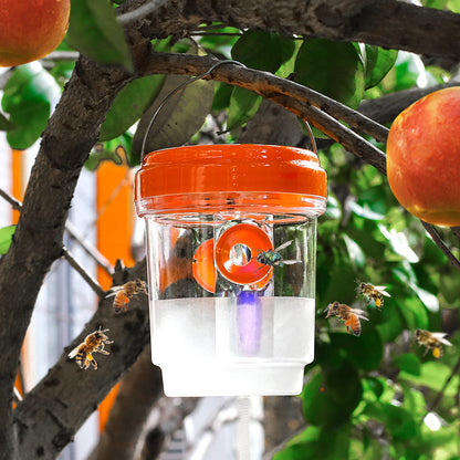 🐝☀️ Trampa solar para avispas para patios y jardines 🔋🌿 – Altamente eficiente, recargable, resistente a la intemperie, cubre hasta 500 metros cuadrados.