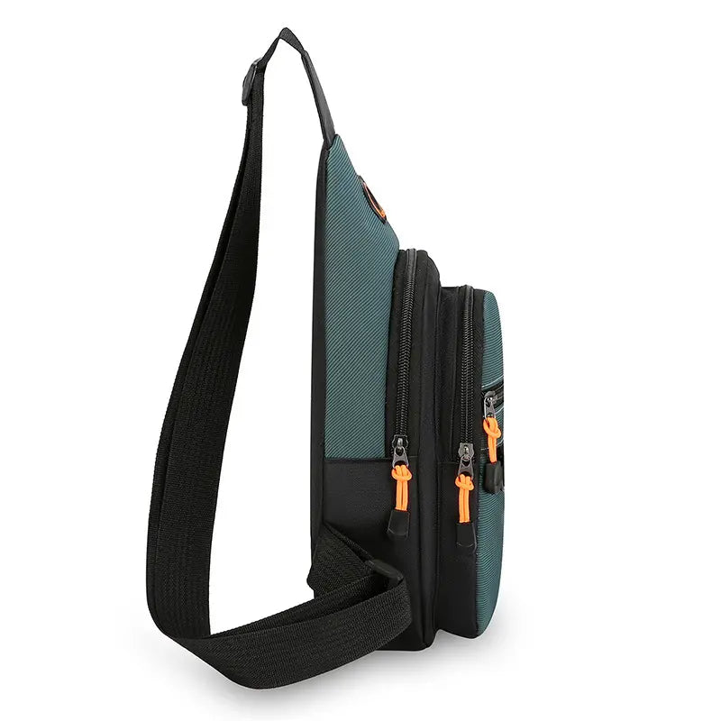 ☔️ ¿Lluvia? ¡Sin problema! ✨ Bolso bandolera impermeable con múltiples bolsillos. 🎒