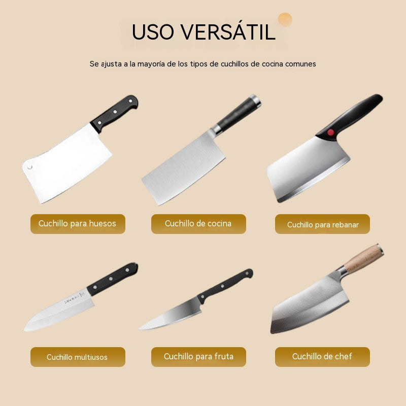 ⏳ ¡40% de descuento! 🔪Afilador automático de cuchillos de cocina✨