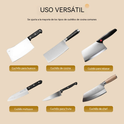 ⏳ ¡40% de descuento! 🔪Afilador automático de cuchillos de cocina✨