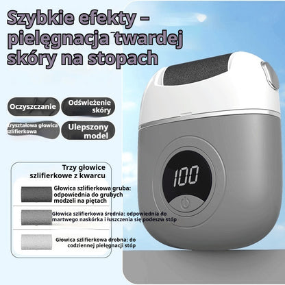 🦶🛁✨Pierwsze 100 szt. -90 zł🔥 Nowy elektryczny pilnik do stóp, usuwa martwy naskórek z pięt, rolki do codziennej pielęgnacji stóp.