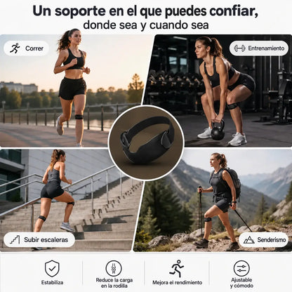 4 pares por 25 euros 🏃‍♀️ Rodillera deportiva 👉 La rodilla necesita tiempo. Esta banda le da el apoyo que necesita.