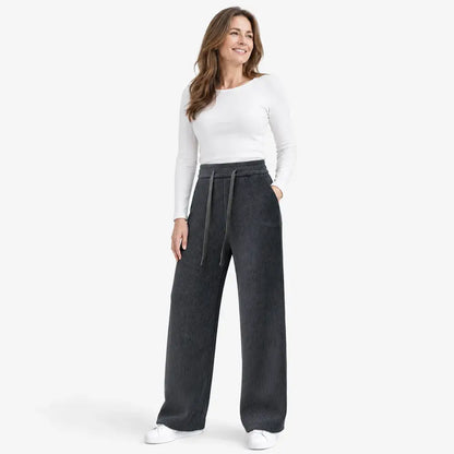 【40-110 kg】💖Nuevos pantalones elásticos holgados para mujer