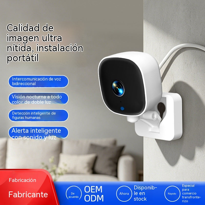 🔥✨ Cámara de alta definición con videovigilancia infrarroja, intercomunicador bidireccional y WiFi inalámbrico remoto para el hogar inteligente.