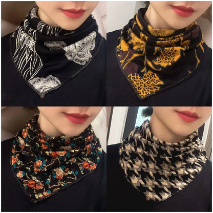 Compra 2, llévate 2 gratis（4 piezas）🍂 ¡Bufanda Triangular para Mujer: Abrigo y Estilo para este Otoño e Invierno!