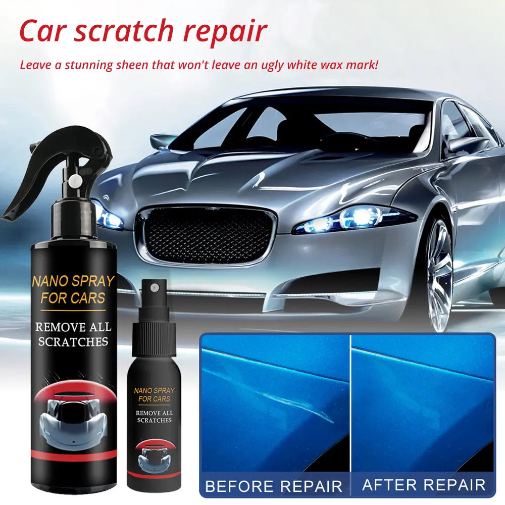 【Compre 1 y llévese 1】🚘✨ Mantenimiento de pintura 3 en 1 Descontaminación Brillo de superficie Recubrimiento de automóvil Aerosol Nano Recubrimiento