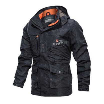 🌟 【M-5XL】Chaqueta de outdoor para hombre 2025, estilo casual y de media longitud
