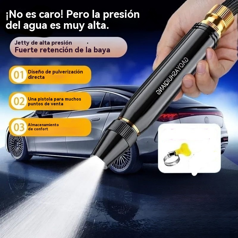 💧🚗🔥Compra 1 y llévate 1 gratis!🔥Nueva boquilla de lavado de autos de alta presión, universal para regar flores, lavar autos y limpiar el suelo