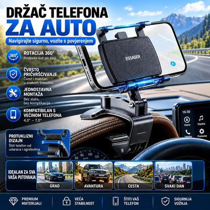 【Kupite jedan, dobijte jedan gratis】Držač za telefon u automobilu koji se okreće za 360°