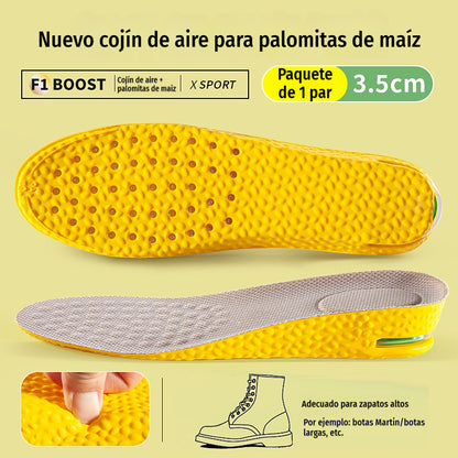 💥【Compra uno y llévate otro gratis】2 pares por 28 euros 👟Plantillas cómodas con cojín de aire y efecto de aumento de estatura 📈