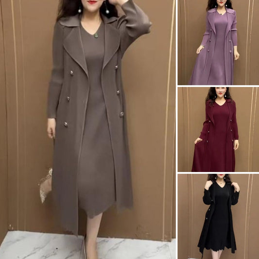 🍂【M-4XL】Jesenné nové strečové módne falošné dvojdielne vetrovky 3746971