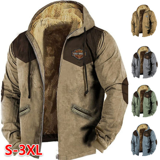 🌈Reducere limitată de 50%.【M-5XL】Hanorac bărbătesc îngroșat, la modă, toamna și iarna 2024, 3803144 