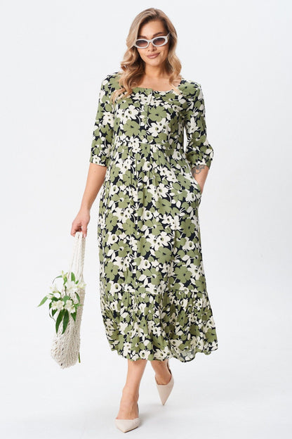 🎁【Zľava na nový produkt】👗【S-5XL】Dámske šaty s potlačou z čistej bavlny 2025 sú pohodlné a priedušné, veľmi vhodné na leto.