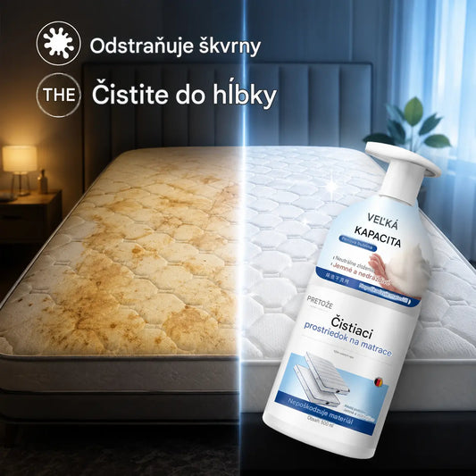 🔥【50% zľava】🔥 Čistič matracov, nevyžaduje vodu, odstraňuje škvrny od moču a iné škvrny z matracov Simmons.