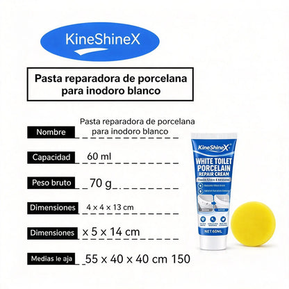 【2 tipos】✨🏠💧 Pasta reparadora de cerámica de secado rápido: para restaurar superficies cerámicas desgastadas y brillantes🛠️