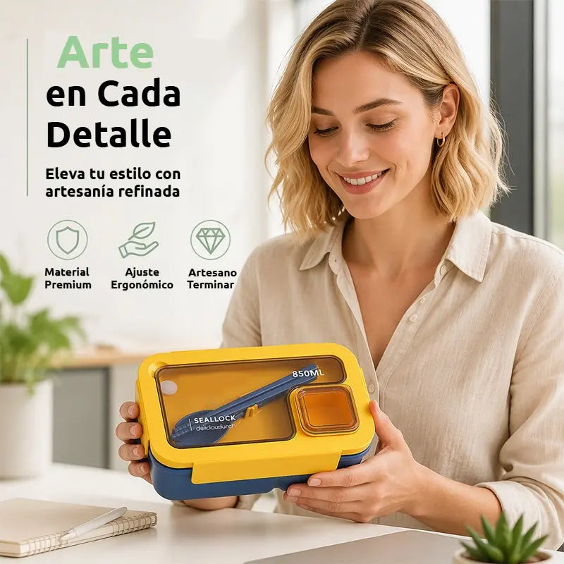 📢50%OFF📢🍱 Producto destacado | Fiambrera para microondas con compartimentos