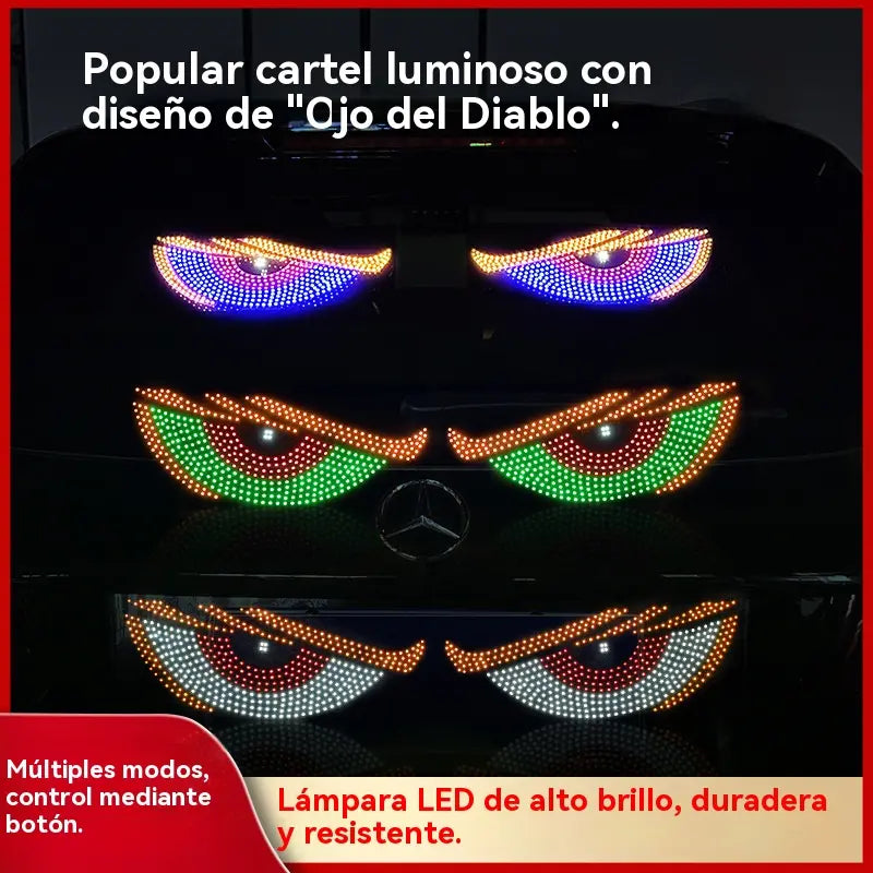 💡🎫 Pantalla LED para coche suave, delgada y flexible con ajustes de bricolaje.