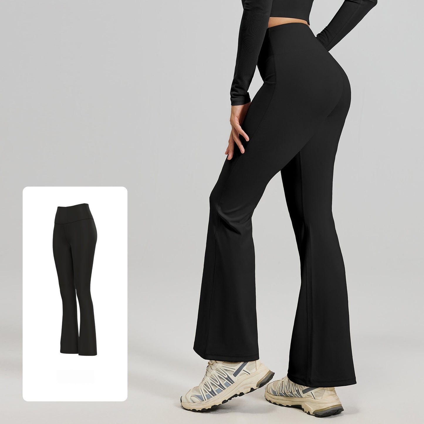 ✨【S-3XL】Diseño Minimalista y Versátil: Leggings de Yoga con Efecto Push-Up y Cintura Alta – Realza tu Figura 🧘‍♀️💃