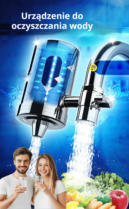 🔥【Zniżka 110 zł】🏆Domowy filtr do wody na kran ze stali nierdzewnej, bez konieczności instalacji