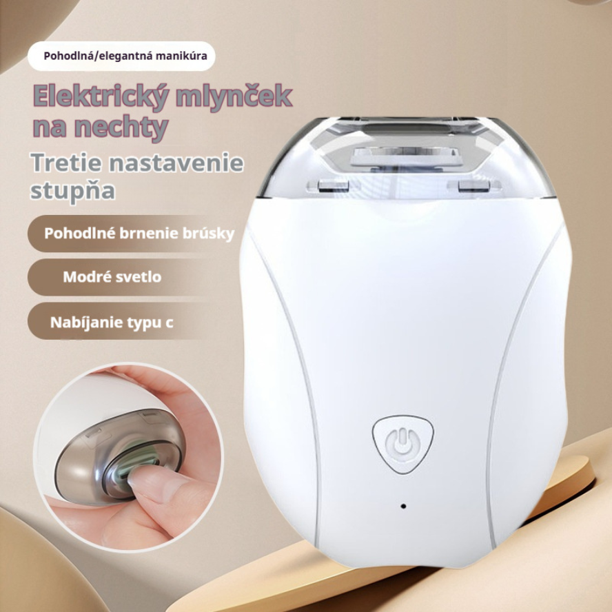 💅 ✨ Nová verzia 2025! Automatický pilník na nechty – bezpečná a šetrná starostlivosť o nechty 👶🔧