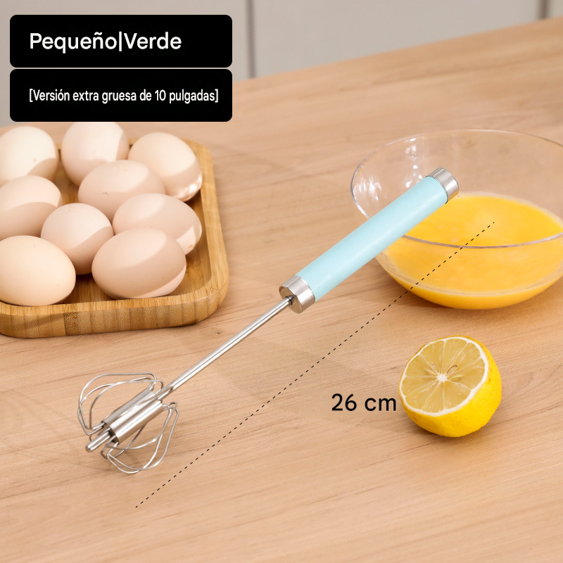 🔥Compre 1 y obtenga 1 gratis🥚👩‍🍳🍳Batidor de huevos semiautomático de acero inoxidable