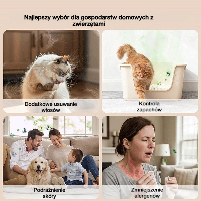 🔥 Promocja 2026 - Domowy magiczny zestaw do usuwania sierści i nieprzyjemnych zapachów zwierząt