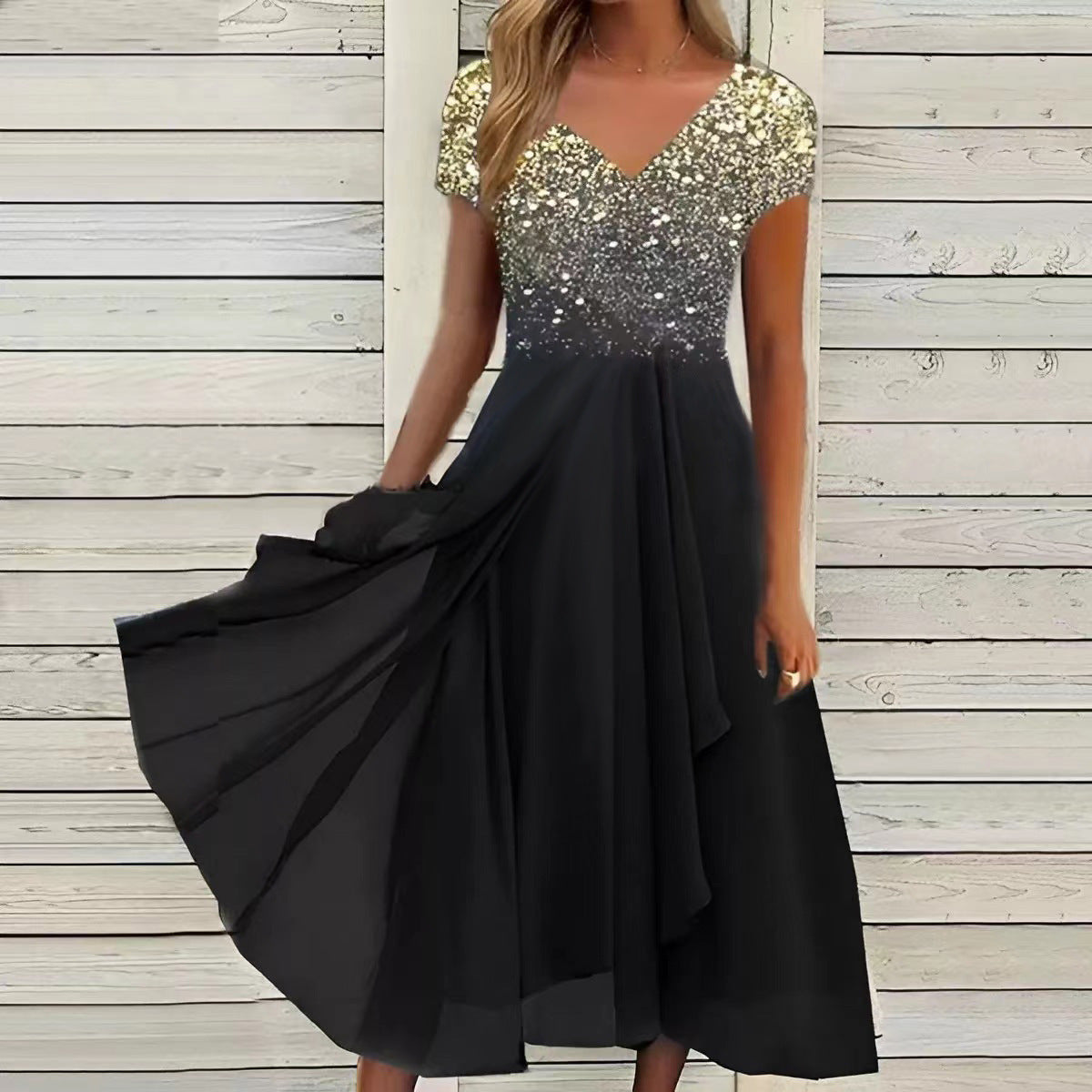👗Novinka na leto 2026. 🌈 Šifónové šaty - Mäkké a pohodlné na pokožku, plné štýlu 【S-5XL】