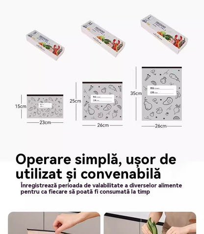 Celkom 30 antibakteriálnych hliníkových fóliových vrecúšok, super jednoduché použitie, pre zachovanie čerstvosti.