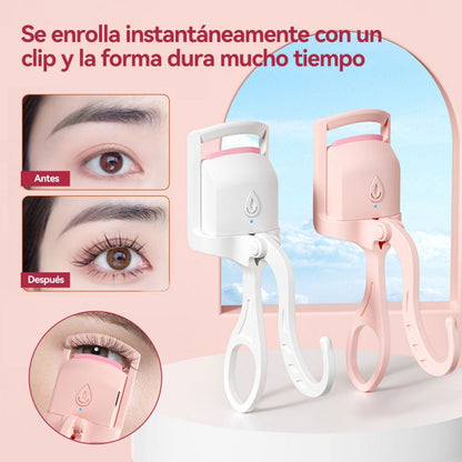 💖👀【Oferta por tiempo limitado】Nuevo rizador de pestañas eléctrico portátil, recargable a temperatura constante, rizado con un solo clic