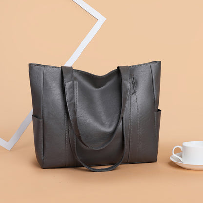 👜 Nová dámska kabelka cez rameno z mäkkej kože – Veľká kapacita, univerzálny štýl, elegantná tote taška pre každodenné použitie!