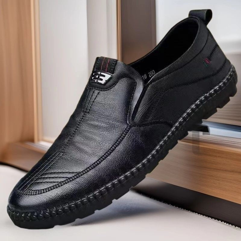 👞-35% OFF【39-44】Zapatos casuales de hombre de cuero genuino con suela blanda, modelo 2026