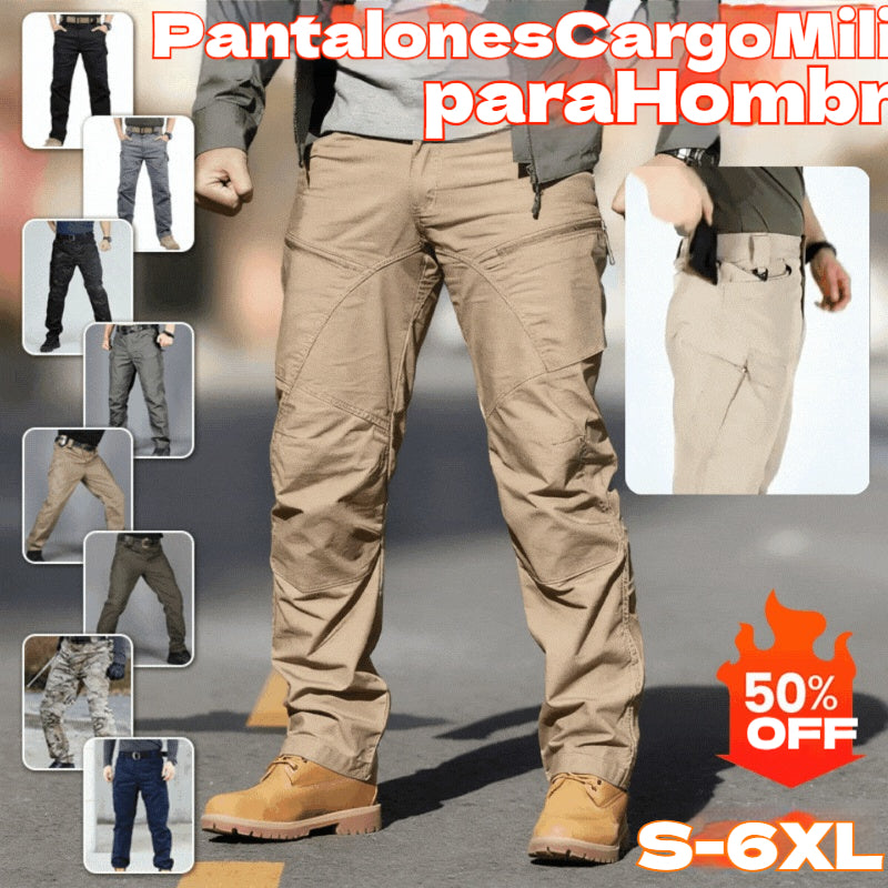 💥🔥 [S-6XL] pantalones de trabajo para hombres pantalones militares ❤️ (40-105kg)
