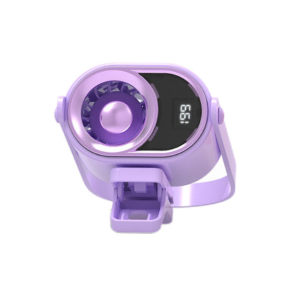 🌀 Hands-free ventilátor s LED displejom, vstavaným klipom a 199 nastaviteľnými úrovňami
