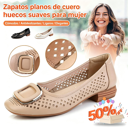 -48% OFF🔥 Elegantes sandalias caladas de estilo francés: transpirables y cómodas, sofisticadas y versátiles.