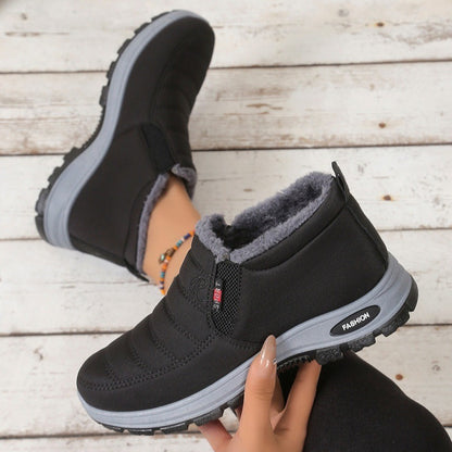 🔥【Špeciálna 50% zľava】【35-48】Unisex zimné čižmy s plyšovou podšívkou - teplé, pohodlné a protišmykové do chladného počasia.