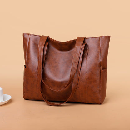 👜 Nová dámska kabelka cez rameno z mäkkej kože – Veľká kapacita, univerzálny štýl, elegantná tote taška pre každodenné použitie!