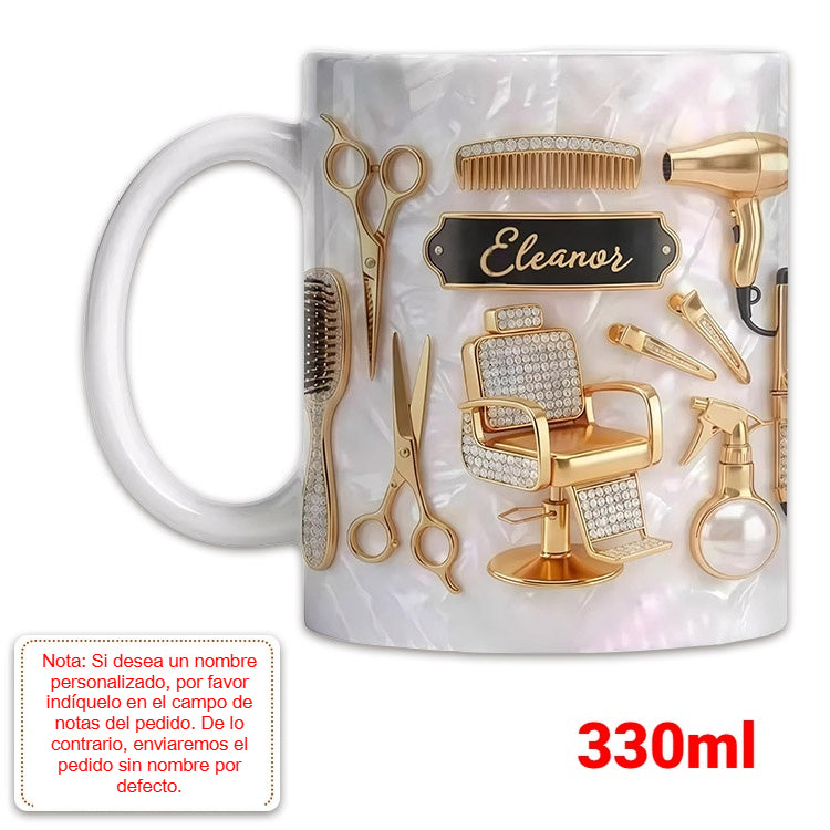 ✨✂️Taza de café de cerámica personalizada, ligera y lujosa