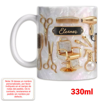 ✨✂️Taza de café de cerámica personalizada, ligera y lujosa