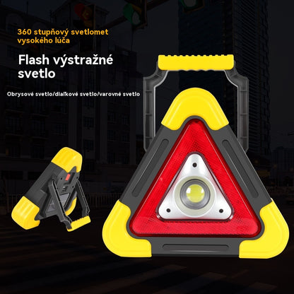 Trojuholníkové solárne LED výstražné svetlá pre zvýšenie bezpečnosti riadenia av núdzových situáciách