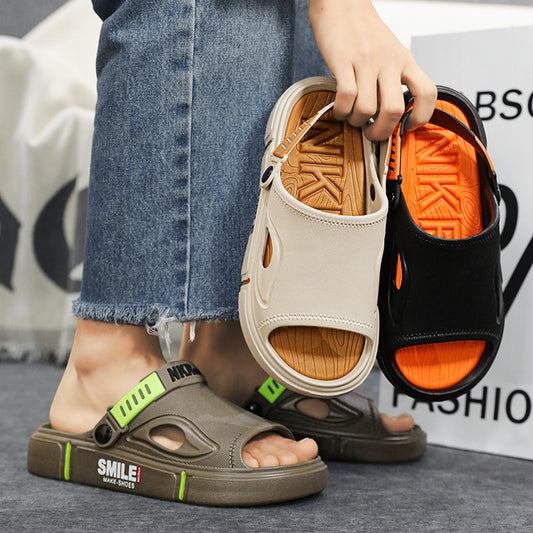 🌟 Sandalias deportivas para hombre, tallas 39–46 – antideslizantes, perfectas para la playa.
