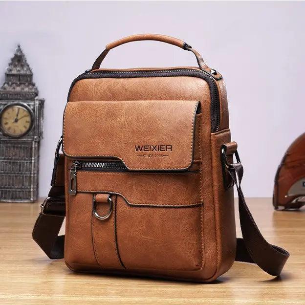 🔥Nuevo bolso de hombro Oxford de cuero para hombre 2026