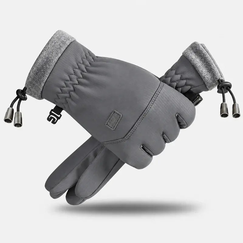 🧤 Guantes de invierno impermeables y resistentes al viento para hombre · Forrados de felpa · Compatibles con pantallas táctiles · Palma antideslizante · ¡Ideales para ciclismo, esquí y senderismo!