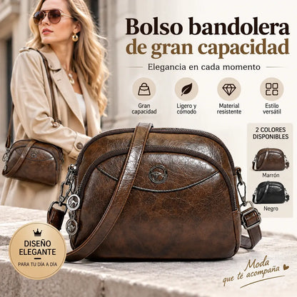 👜【Piel natural premium】Elegante bolso de hombro para mujer