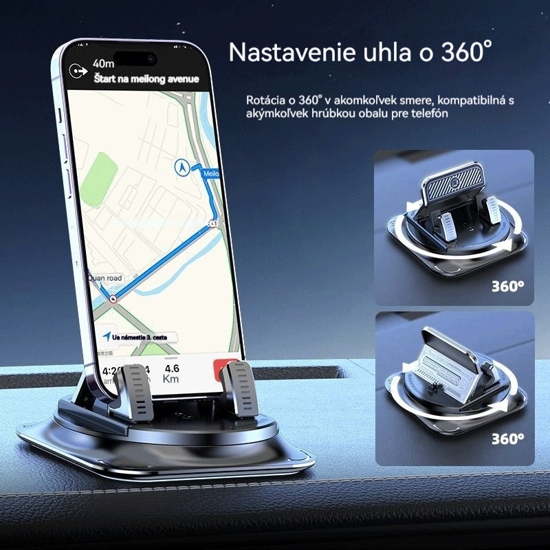 🔥【Obmedzený čas 50% ZÝVA】🚗 Bezpečné a inteligentné: Definitívny 2-v-1 autový držač telefónu! 🚗